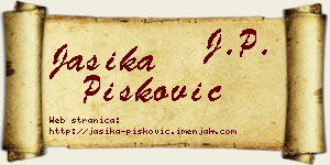 Jasika Pisković vizit kartica